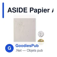 ASIDE Papier A5 graines de fleurs - Miniature 1