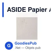 ASIDE Papier A5 graines de fleurs - Miniature 2