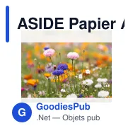 ASIDE Papier A5 graines de fleurs - Miniature 3