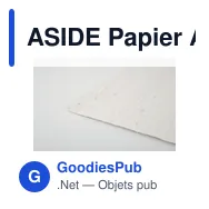 ASIDE Papier A5 graines de fleurs - Miniature 5