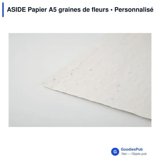 ASIDE Papier A5 graines de fleurs - Image 5
