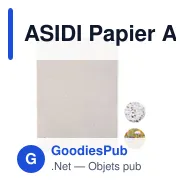 ASIDI Papier A4 graines de fleurs - Miniature 1