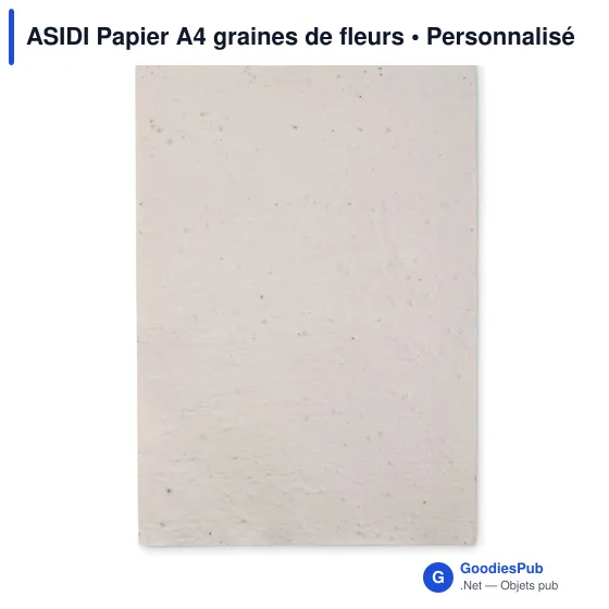 ASIDI Papier A4 graines de fleurs - Image 2