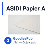 ASIDI Papier A4 graines de fleurs - Miniature 3