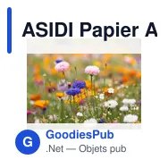 ASIDI Papier A4 graines de fleurs - Miniature 4