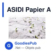 ASIDI Papier A4 graines de fleurs - Miniature 5