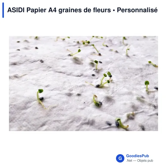 ASIDI Papier A4 graines de fleurs - Image 5