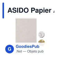 ASIDO Papier A6 graines de fleurs - Miniature 1