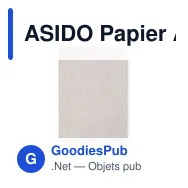 ASIDO Papier A6 graines de fleurs - Miniature 2