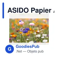 ASIDO Papier A6 graines de fleurs - Miniature 3