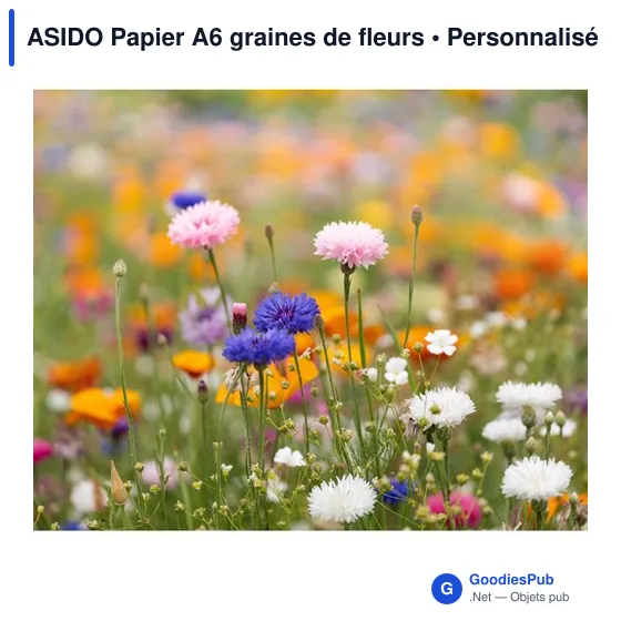ASIDO Papier A6 graines de fleurs - Image 3