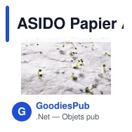 ASIDO Papier A6 graines de fleurs - Miniature 4