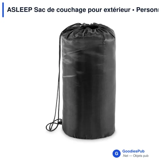 Sac de couchage extérieur personnalisable avec logo - ASLEEP - Image 3