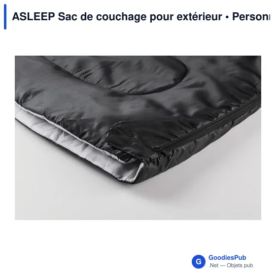 Sac de couchage extérieur personnalisable avec logo - ASLEEP - Image 4
