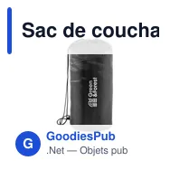Sac de couchage extérieur personnalisable avec logo - ASLEEP - Miniature 5