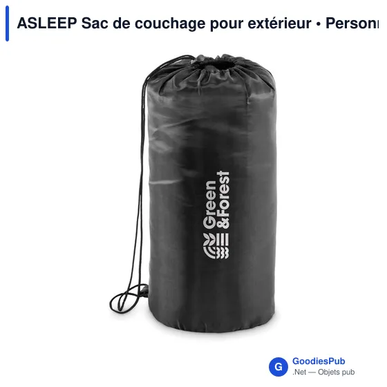 Sac de couchage extérieur personnalisable avec logo - ASLEEP - Image 5