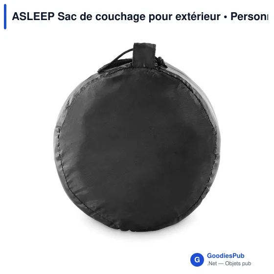 Sac de couchage extérieur personnalisable avec logo - ASLEEP - Image 9