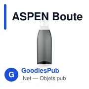 ASPEN Bouteille en Tritan 600ml - Miniature 1