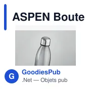 ASPEN Bouteille en Tritan 600ml - Miniature 3