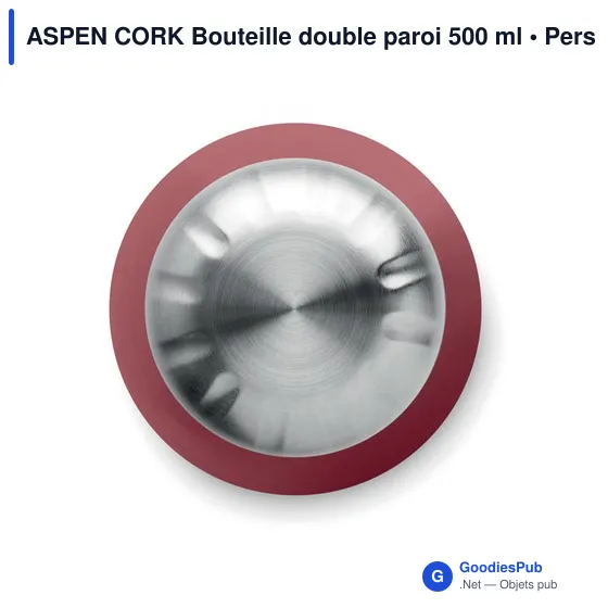 ASPEN CORK Bouteille double paroi 500 ml - Image 12
