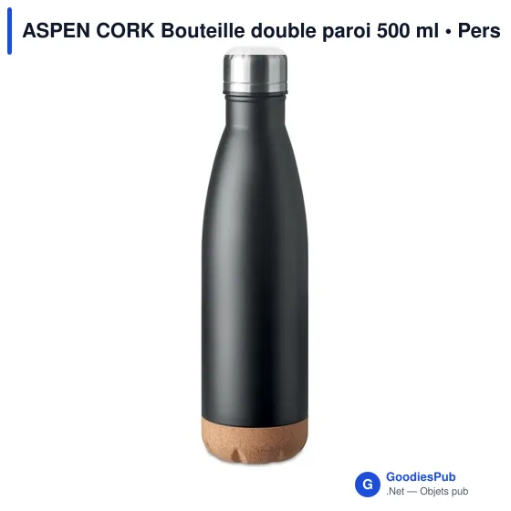 ASPEN CORK Bouteille double paroi 500 ml - Image 6