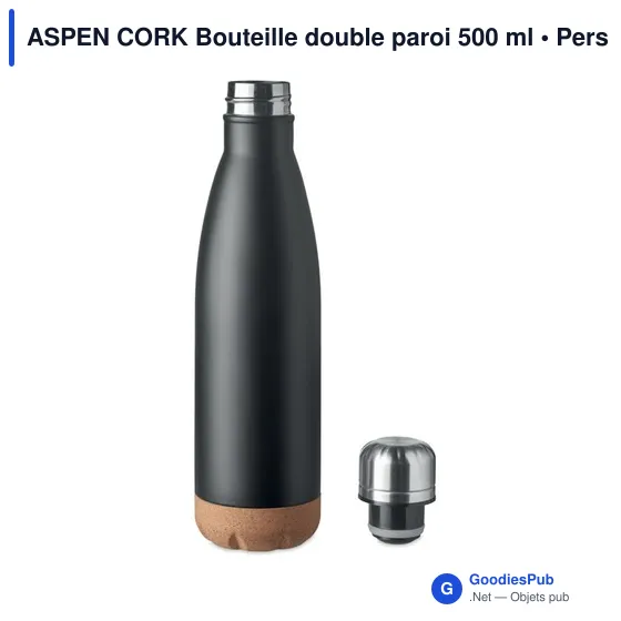 ASPEN CORK Bouteille double paroi 500 ml - Image 7