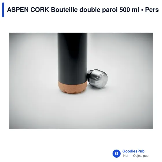 ASPEN CORK Bouteille double paroi 500 ml - Image 8