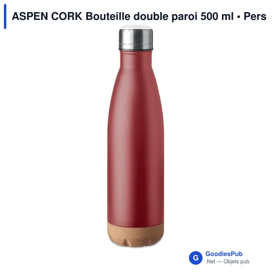 ASPEN CORK Bouteille double paroi 500 ml - Image 9