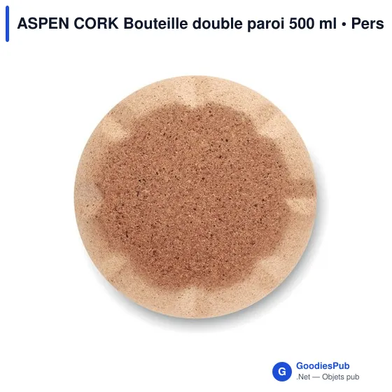 ASPEN CORK Bouteille double paroi 500 ml - Image 10