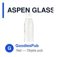 ASPEN GLASS Bouteille en verre 650ml - Miniature 1