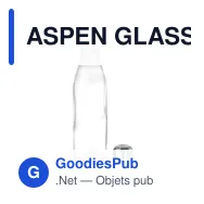 ASPEN GLASS Bouteille en verre 650ml - Miniature 2
