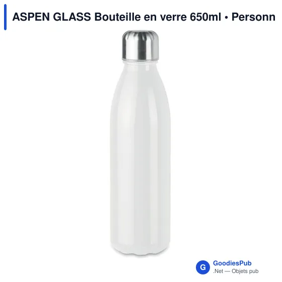 ASPEN GLASS Bouteille en verre 650ml - Image 11