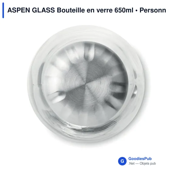 ASPEN GLASS Bouteille en verre 650ml - Image 3