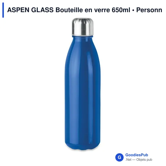 ASPEN GLASS Bouteille en verre 650ml - Image 4