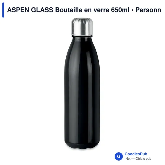 ASPEN GLASS Bouteille en verre 650ml - Image 8