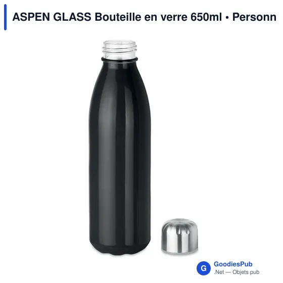 ASPEN GLASS Bouteille en verre 650ml - Image 9