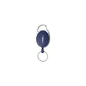 Variante bleu - Porte-clés personnalisable Aspen RollerClip avec logo