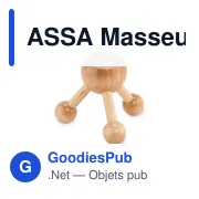 ASSA Masseur à main en bois - Miniature 1