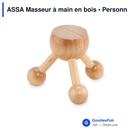 ASSA Masseur à main en bois