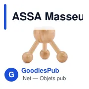 ASSA Masseur à main en bois - Miniature 3