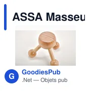 ASSA Masseur à main en bois - Miniature 5