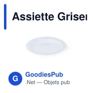 Assiette Grisen - Miniature 4