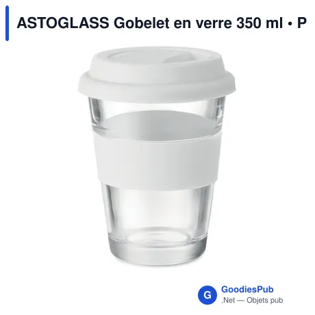 ASTOGLASS Gobelet en verre 350 ml