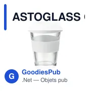 ASTOGLASS Gobelet en verre 350 ml - Miniature 2