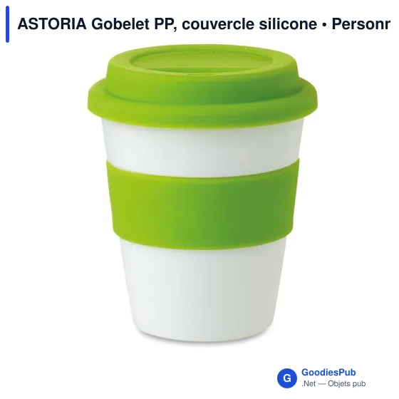 ASTORIA Gobelet PP, couvercle silicone - Image 2