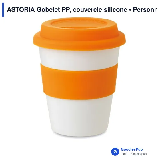 ASTORIA Gobelet PP, couvercle silicone - Image 4