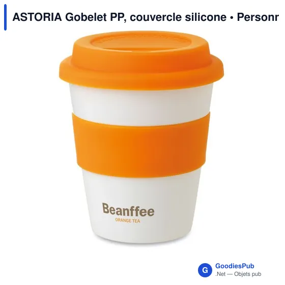 ASTORIA Gobelet PP, couvercle silicone - Image 5