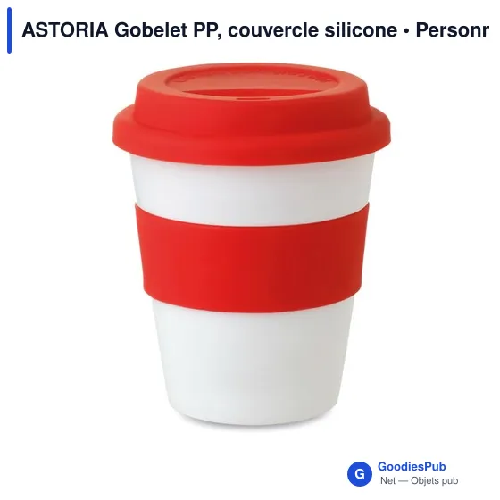 ASTORIA Gobelet PP, couvercle silicone - Image 7