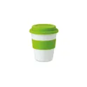 Variante vert - ASTORIA Gobelet PP, couvercle silicone