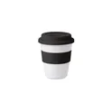 Variante noir - ASTORIA Gobelet PP, couvercle silicone